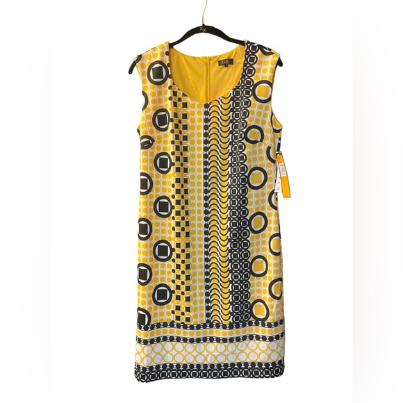 Ile New York Dresses & Skirts - ILE NEW YORK- Retro Mod Geometric Shift Dress - Size [8]